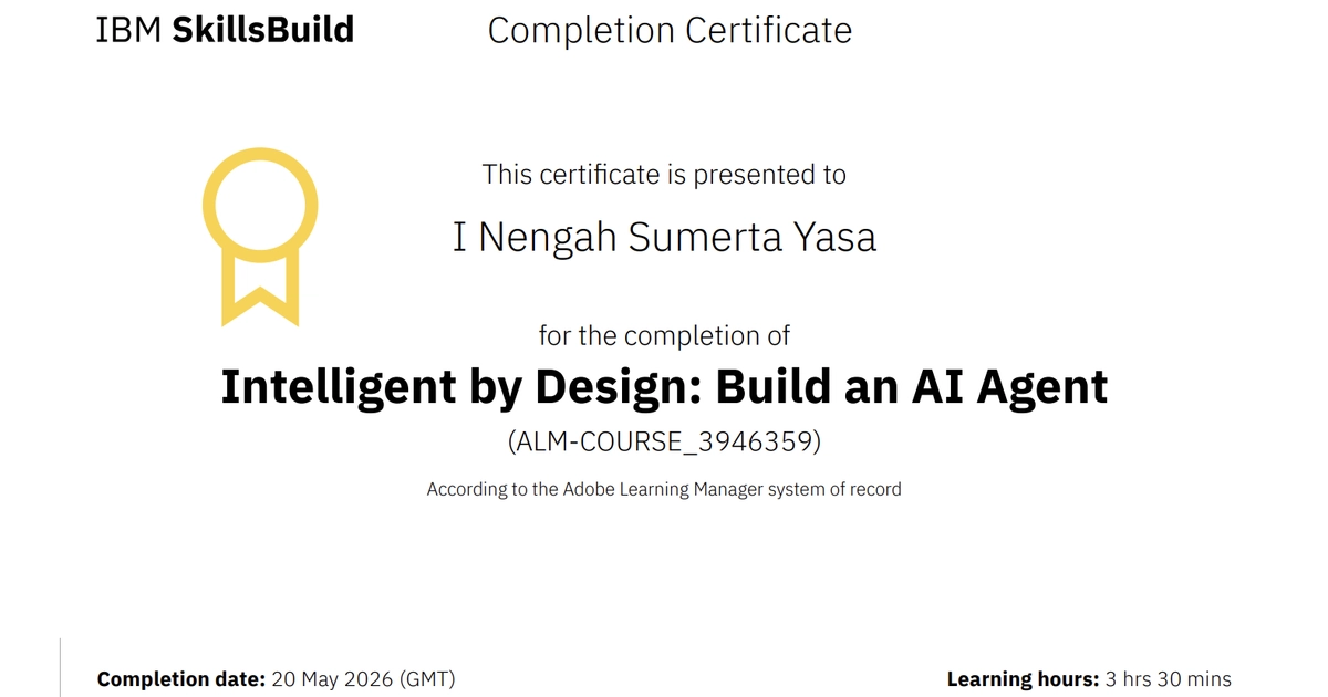 Intelligent by Design: Build an AI Agent