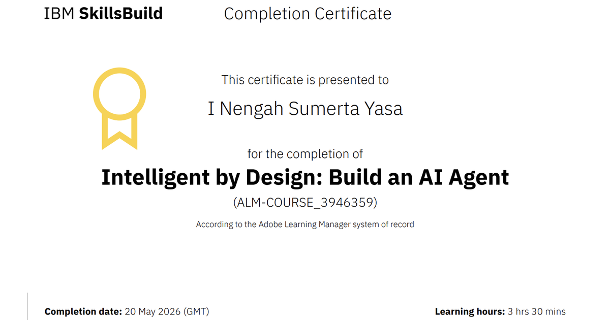 Intelligent by Design: Build an AI Agent