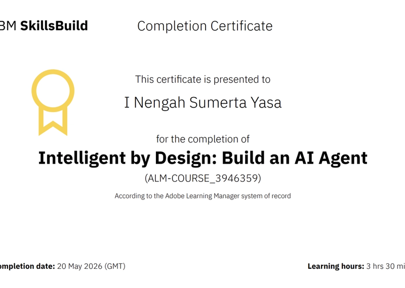 Intelligent by Design: Build an AI Agent