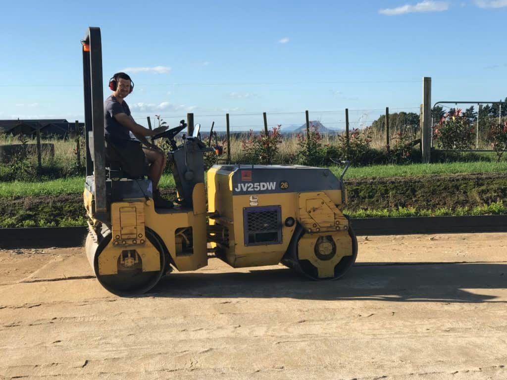 compacting our dressage arena