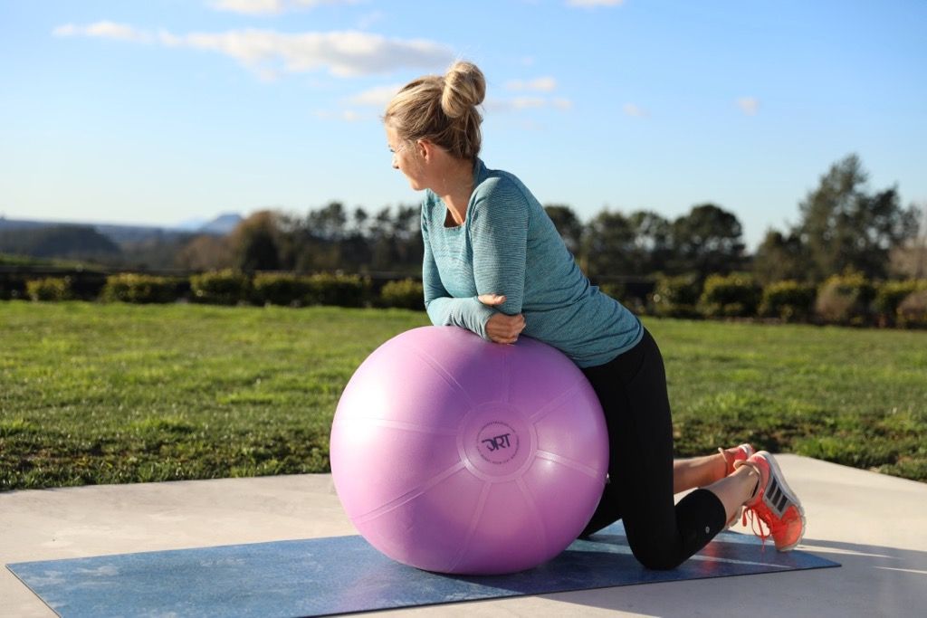 Using A Balance Ball To Improve Your Seat In Dressage