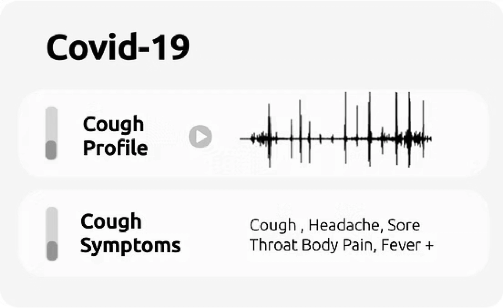 Helfie Covid AI health check interface