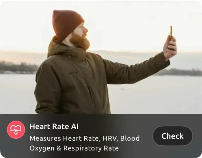 Heart Health in the Helfie app