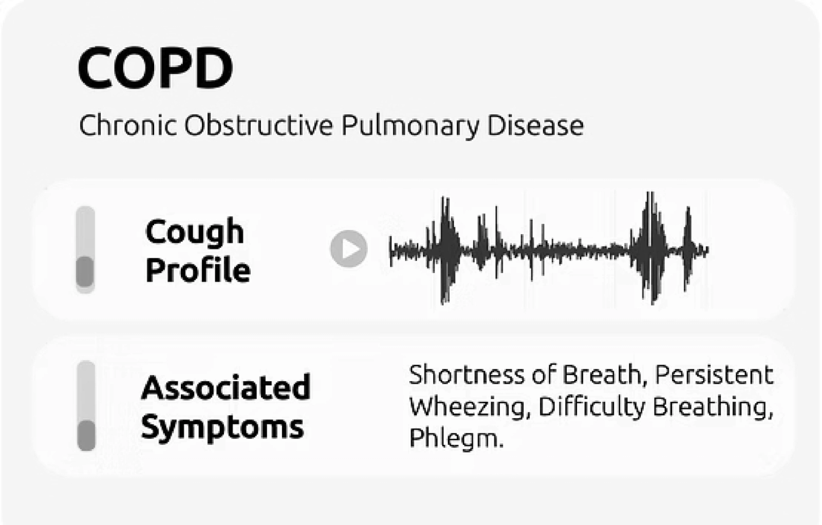 Helfie COPD AI health check interface