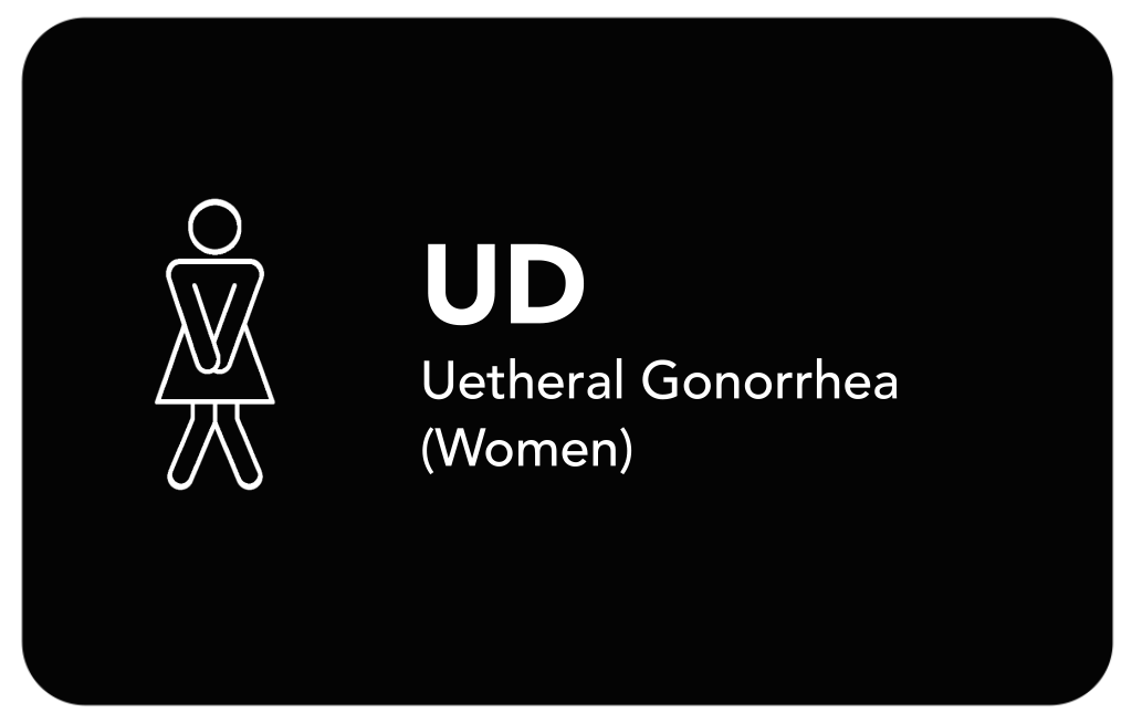 Helfie STI AI — Genital Urethral Gonorrhoea (UD) - Women