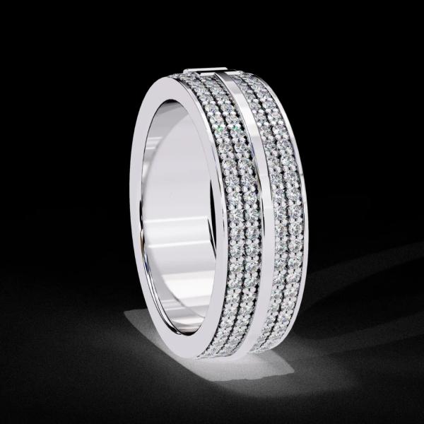 T Band Diamond Ring detail 4