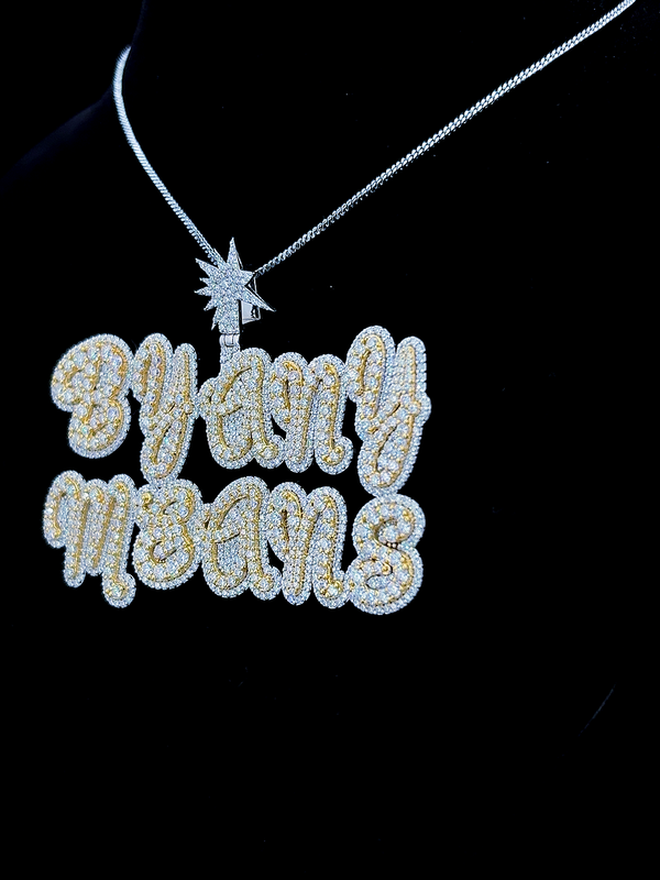 By Any Means Pendant detail 2