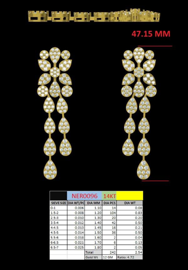 Celestia Diamond Choker Set detail 3