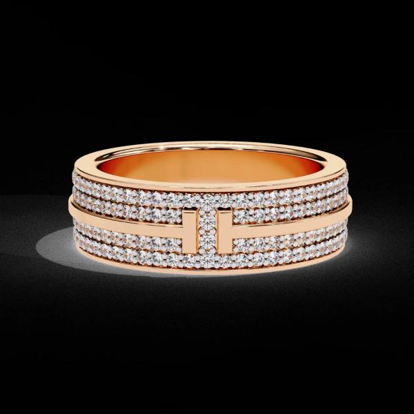 T Band Diamond Ring detail 7