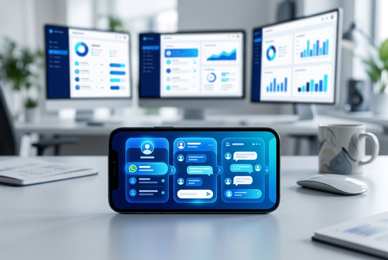 Roteamento de leads no WhatsApp com operação centralizada