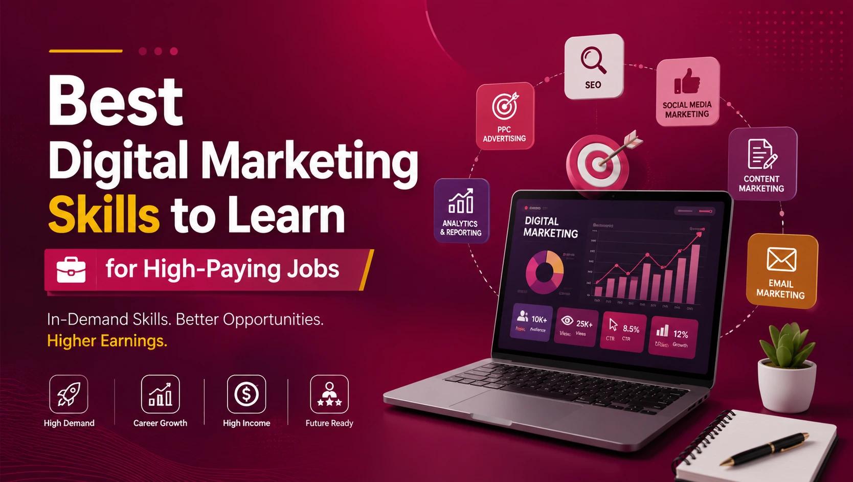 Best Digital Marketing Skills to Learn for High-Paying Jobs