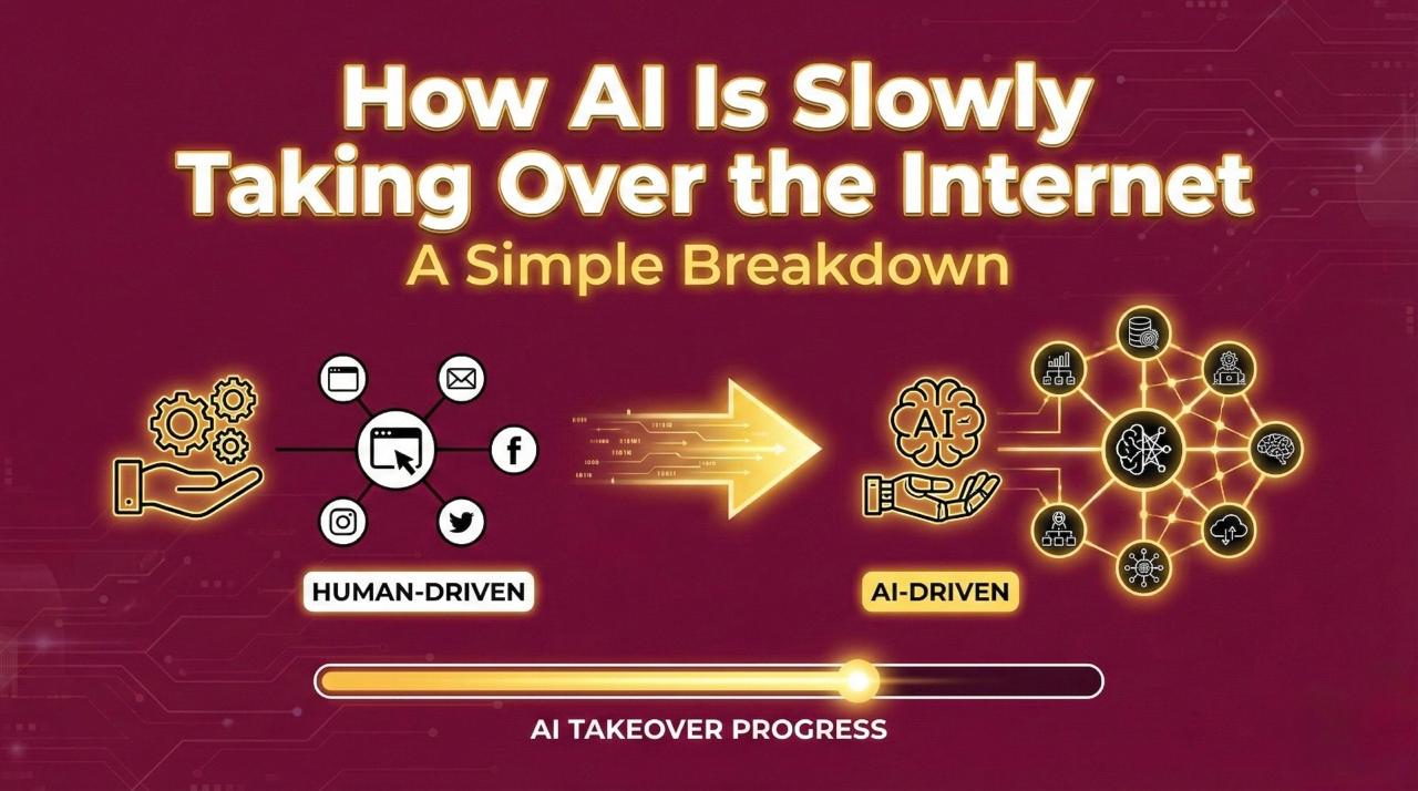 How AI Is Slowly Taking Over the Internet: A Simple Breakdown