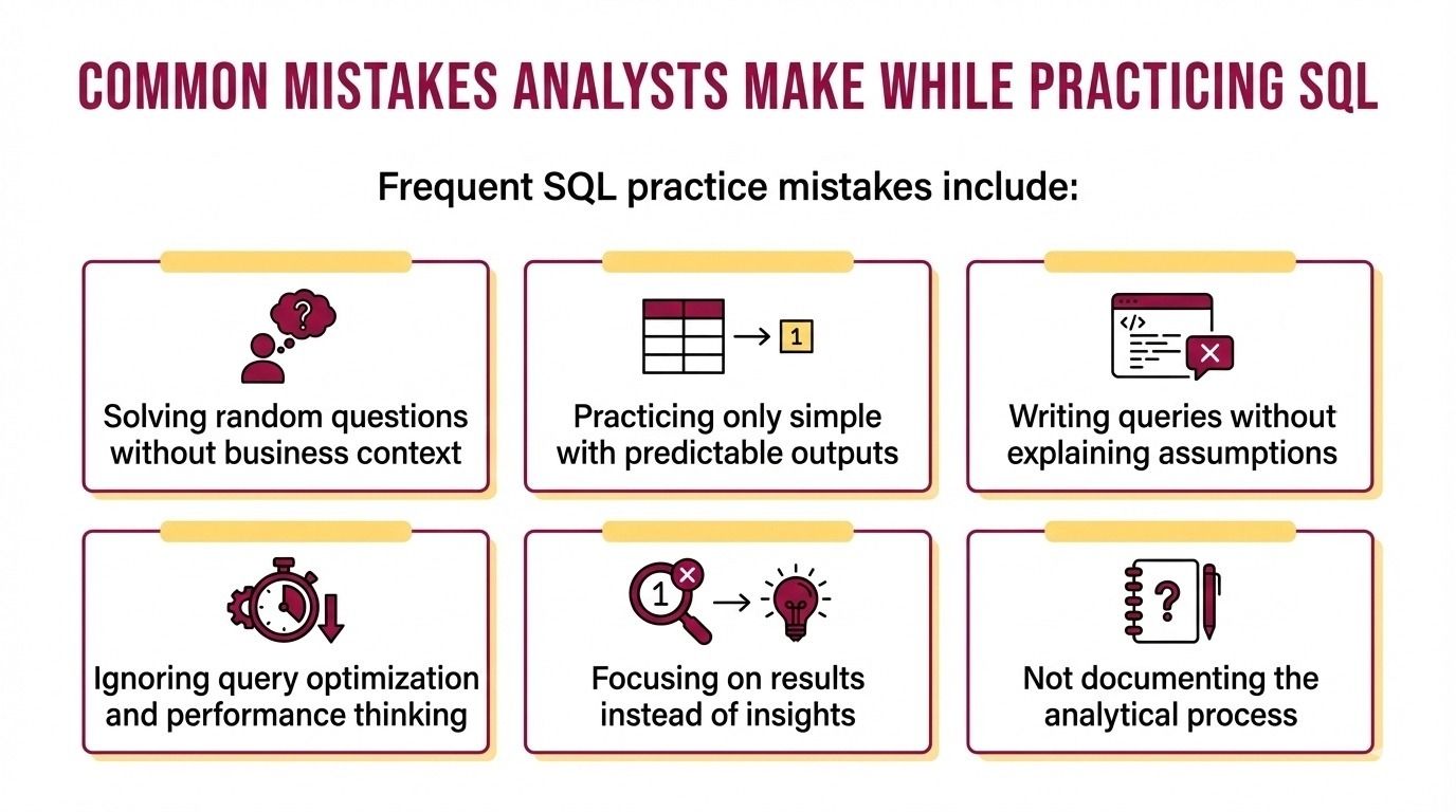 Common mistakes analysts make while practicing SQL Common mistakes analysts make while practicing SQL