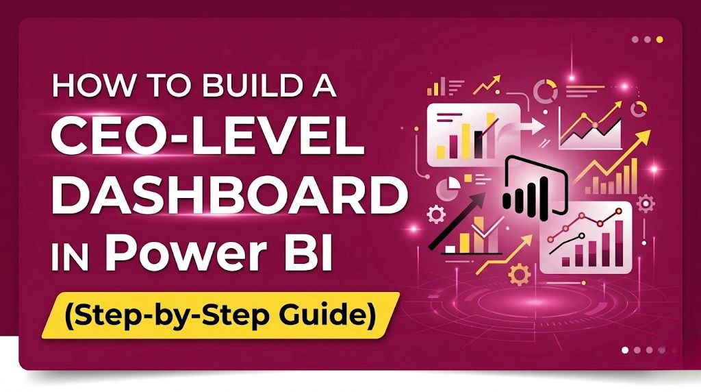 How to Build a CEO-Level Dashboard in Power BI (Step-by-Step Guide)