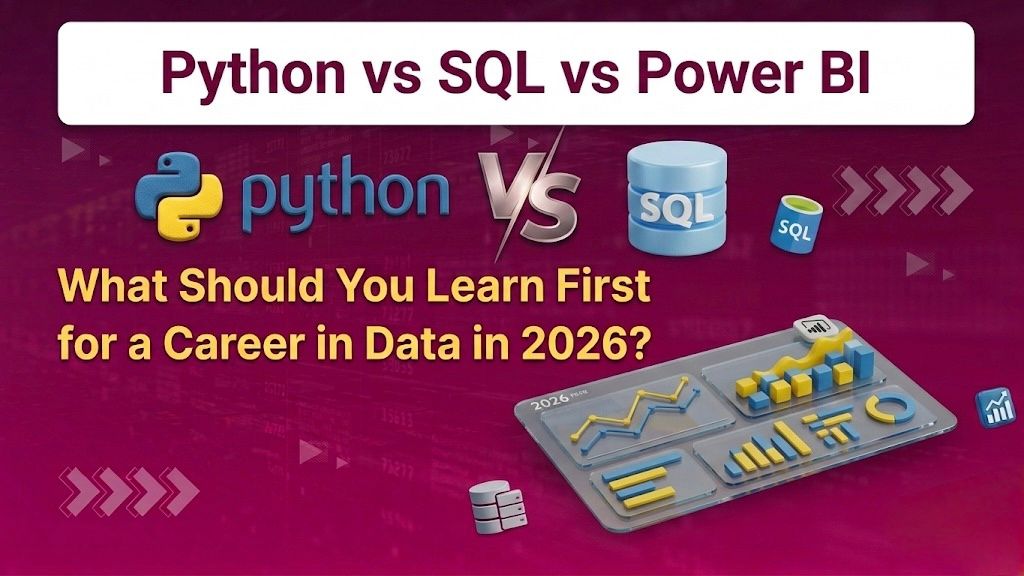 Python vs SQL vs Power BI: What Should You Learn First for a Career in Data in 2026?