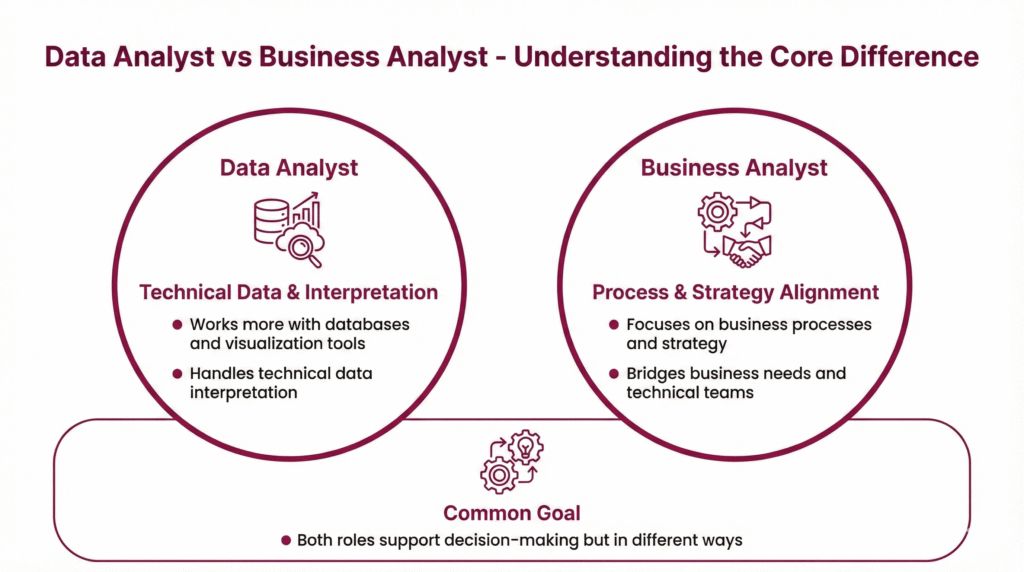Data Analyst vs Business Analyst - Understanding the Core Difference Data Analyst vs Business Analyst - Understanding the Core Difference