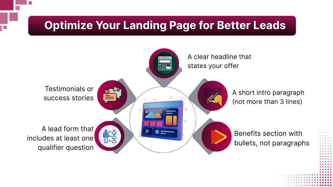 Optimize your landing page for better leads