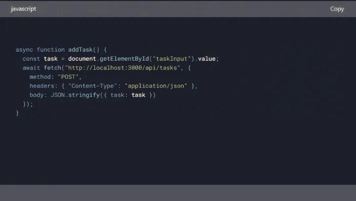 fetch data from front-end fetch data from front-end