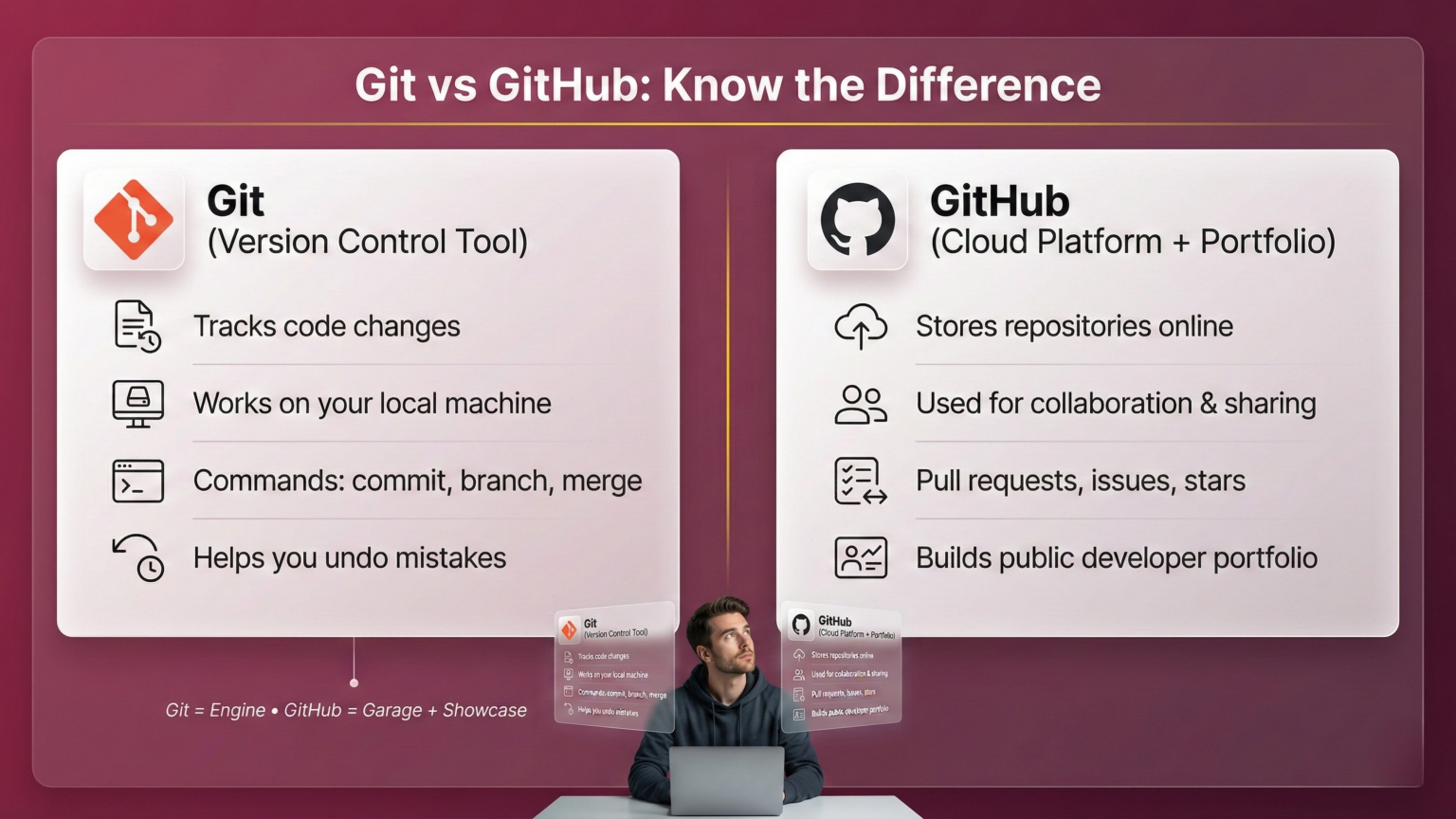 GIT vs GITHUB: Know the difference GIT vs GITHUB: Know the difference