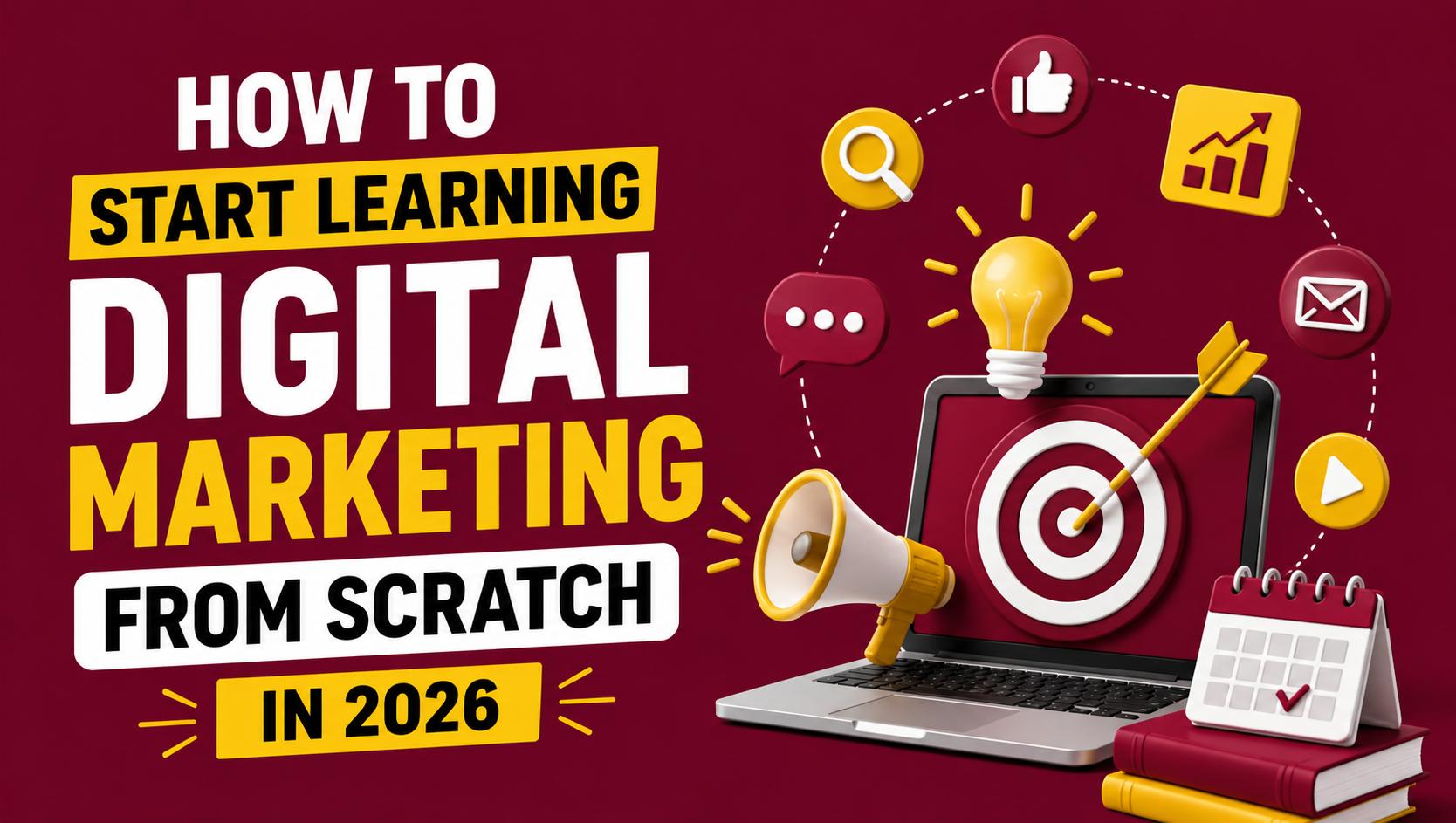 How to Start Learning Digital Marketing From Scratch in 2026