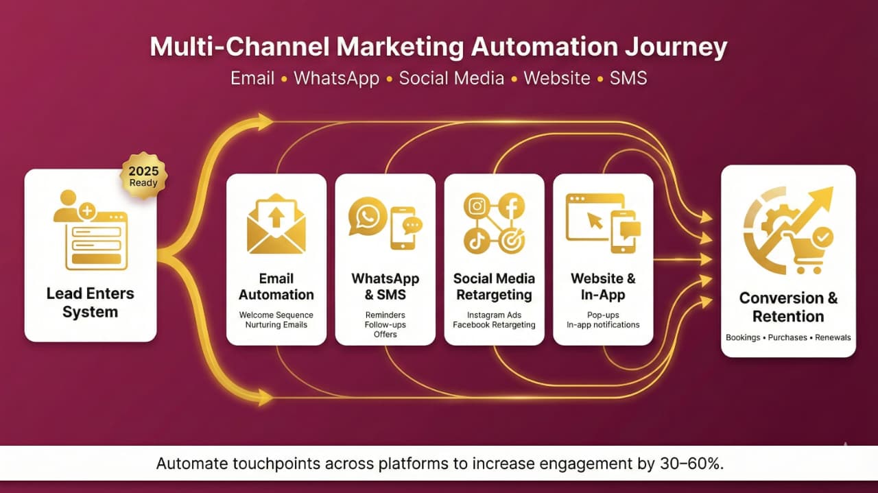 Multi-Channel Marketing Automation journey