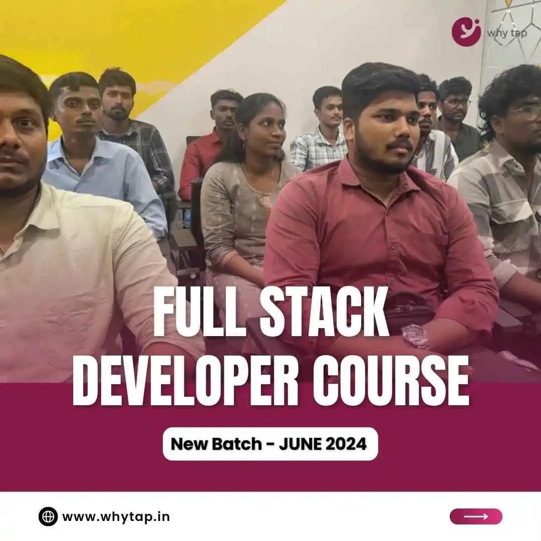 Welcome to WHY tap Full Stack Development New Batch, June 2024! Welcome to WHY tap Full Stack Development New Batch, June 2024!