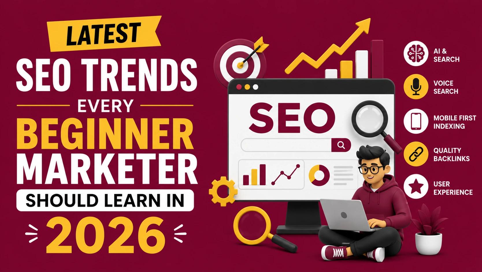 Latest SEO Trends Every Beginner Marketer Should Learn in 2026