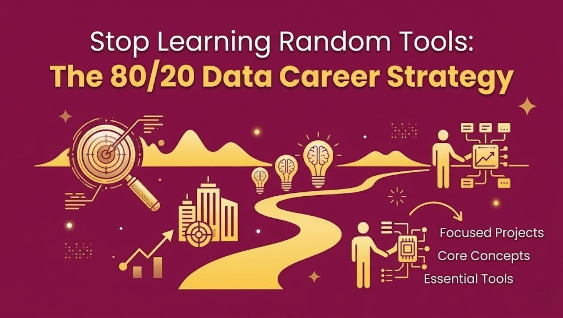 Stop Learning Random Tools: The 80/20 Data Career Strategy