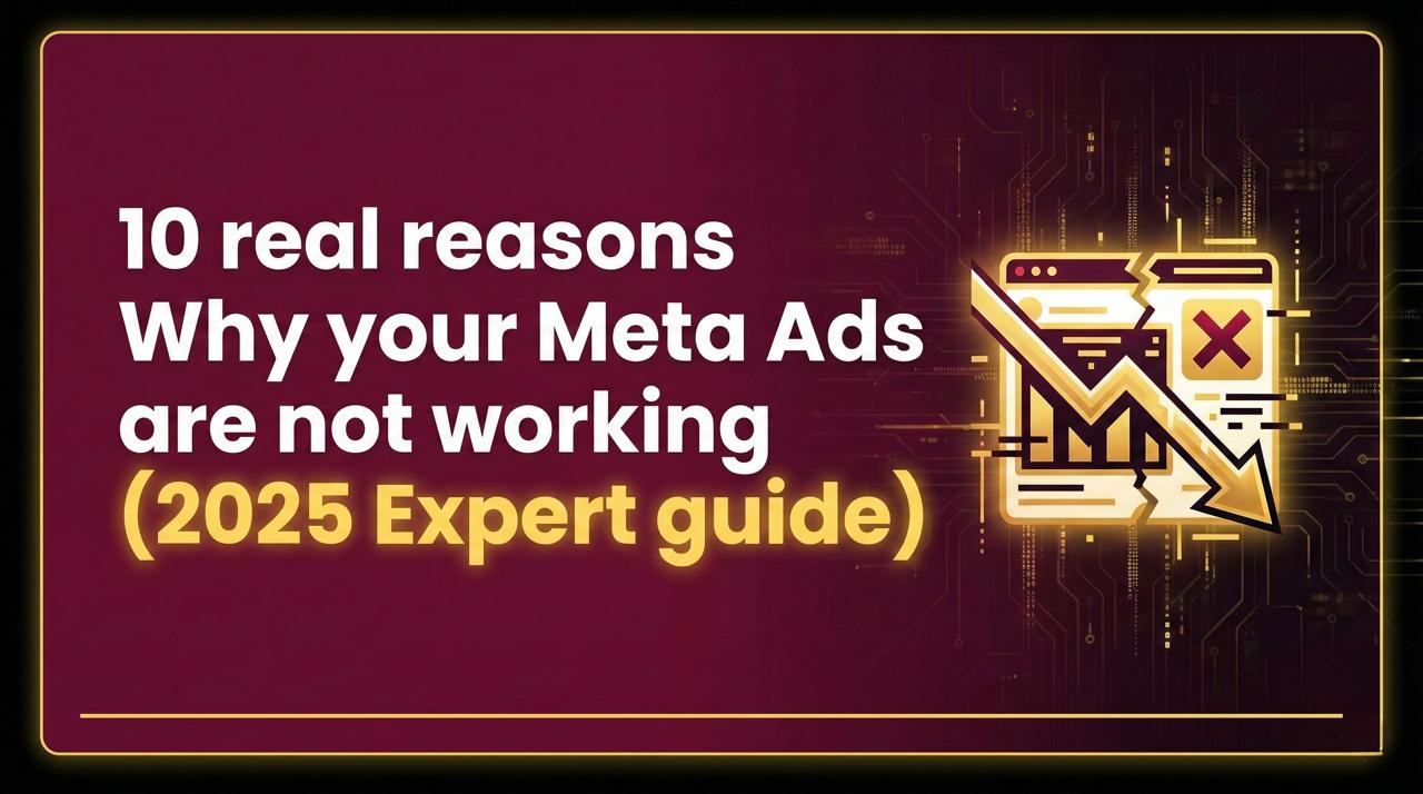 10 Real Reasons Why Your Meta Ads Are Not Working (2025 Expert Guide)
