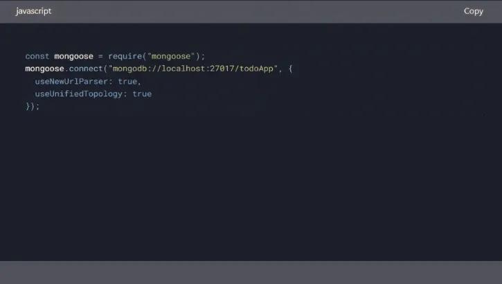 connect to MongoDB connect to MongoDB