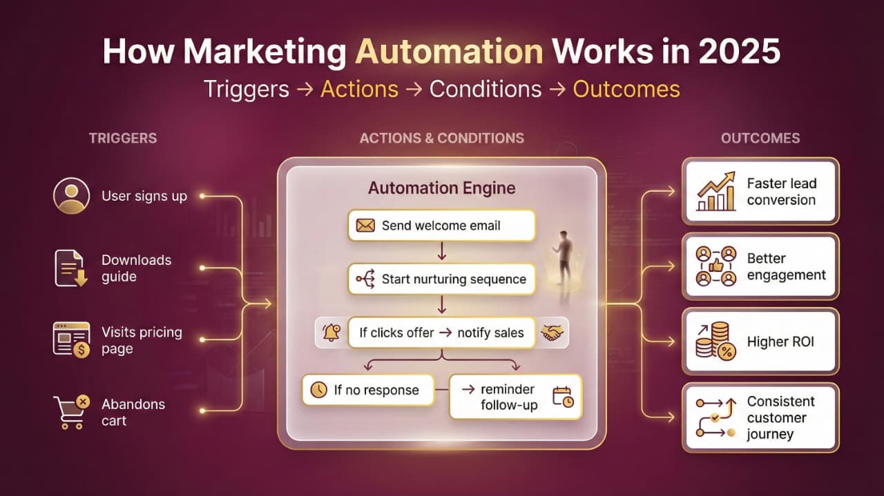 How Marketing Automation Works (Triggers, Actions, Conditions)
