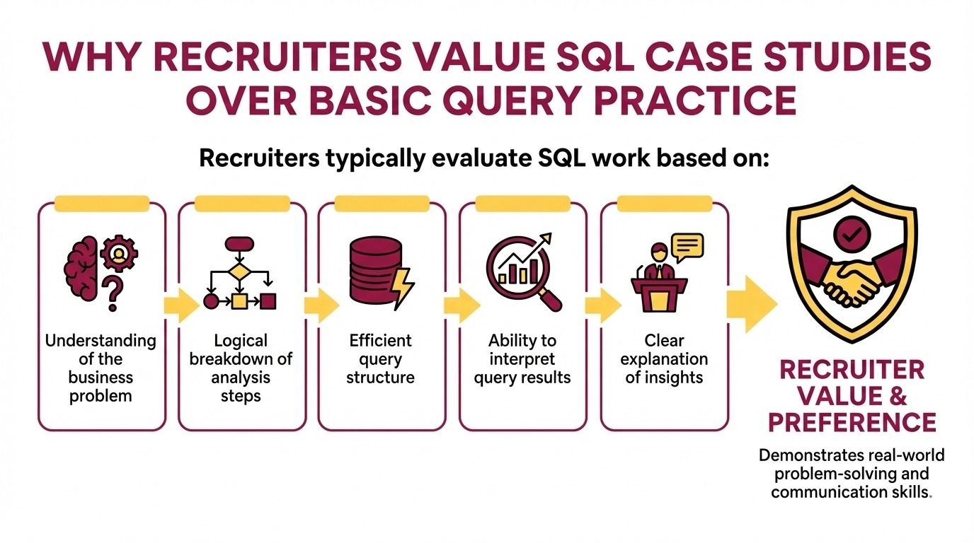 Why recruiters value SQL case studies over basic query practice Why recruiters value SQL case studies over basic query practice