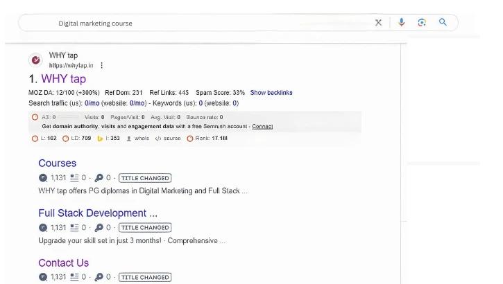 Search Engine Optimization