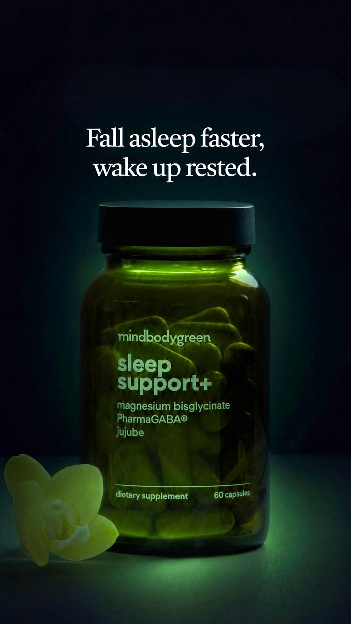 mindbodygreen ad - fall asleep faster glow - image - 9x16