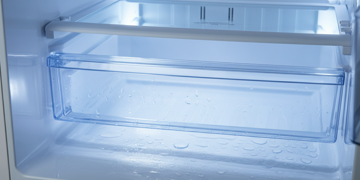 Why is My Refrigerator Leaking Water Inside Under the Crisper Drawers?