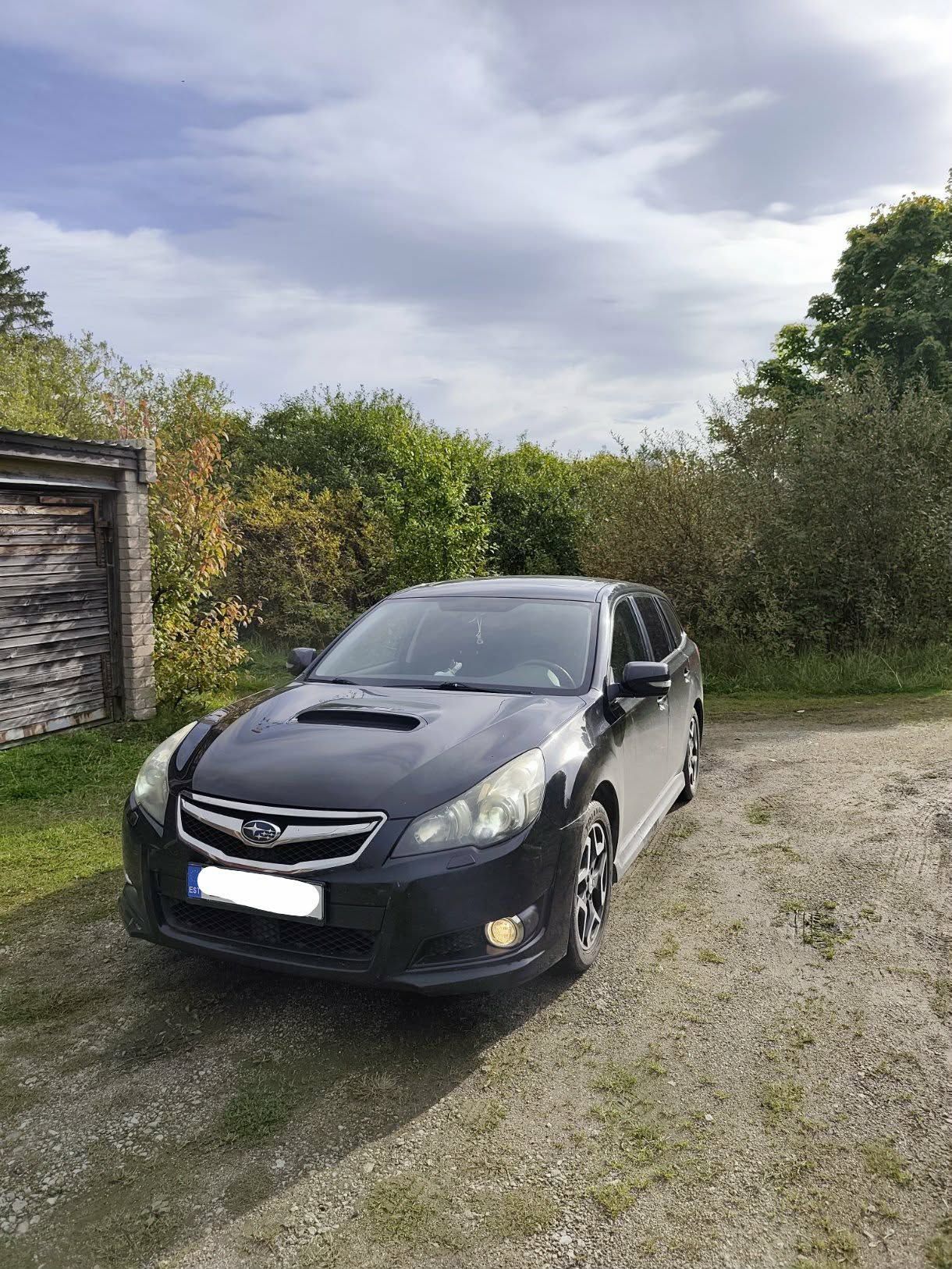 Must Subaru Legacy 2009 universaal, millele tehti Stage 1 chiptuning