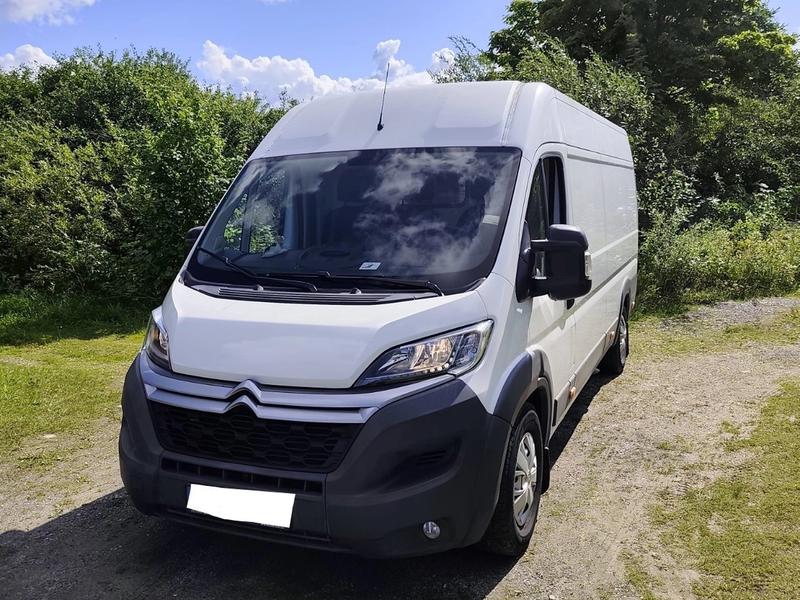 Valge Citroën Jumper 2017 kaubik, millele tehti AdBlue lahendus