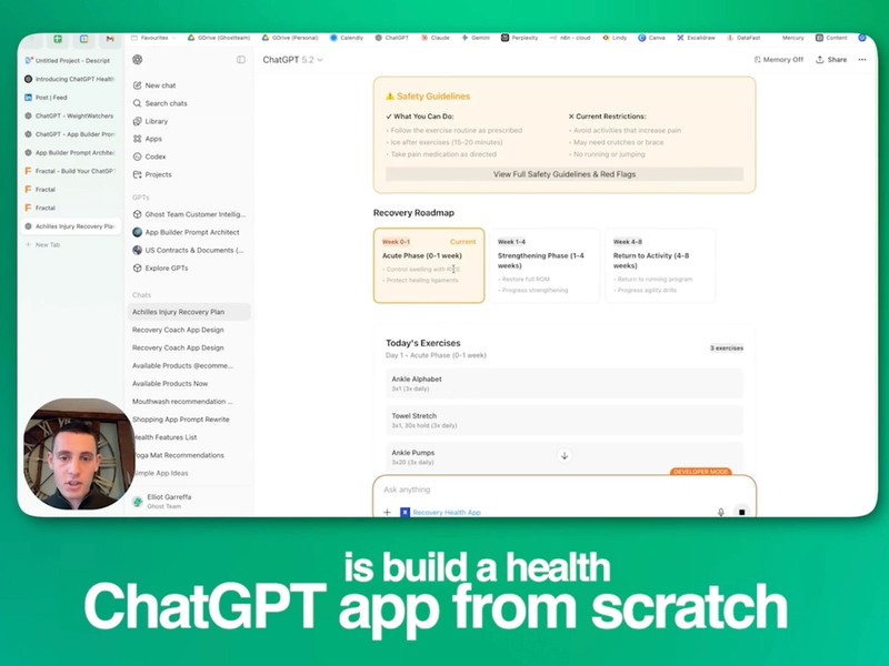 How to Build a ChatGPT Health App in 20 Minutes