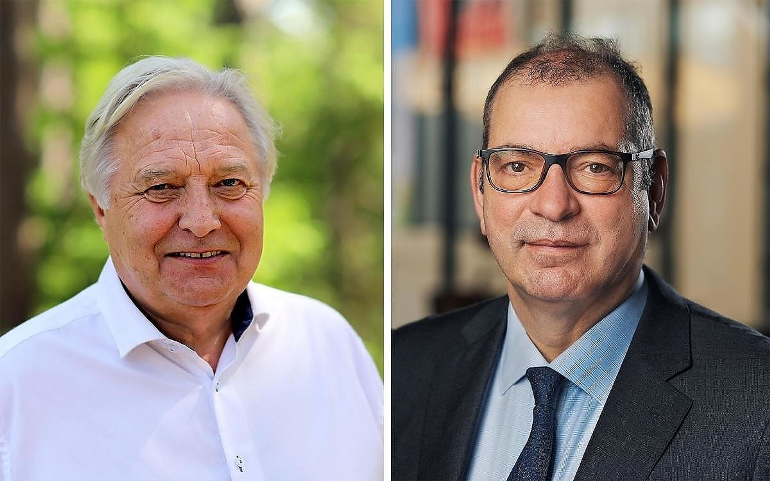 SAMARBEIDSPARTNERE: Styreleder i Viken Skog Olav Breivik og Christoph Michalski, konsernsjef i BillerudKorsnäs.