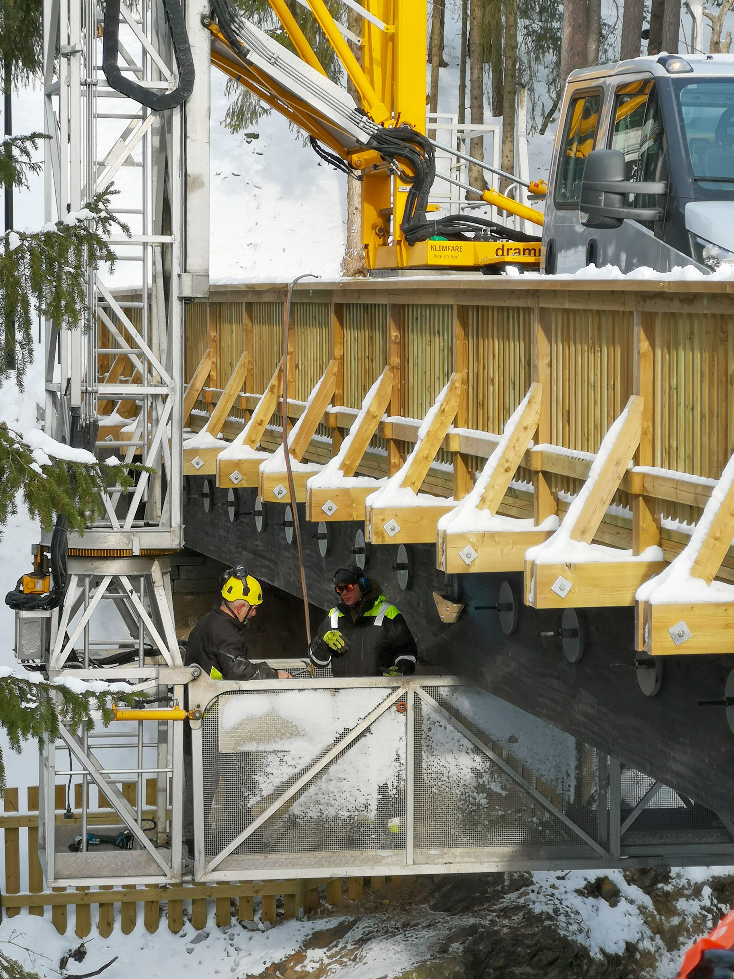 En av fordelene til Rennebu-Bjelken er kort tid på byggeplass. Delene monteres enkelt sammen og gir demed kortere byggetid. Foto: Rennebu-Bjelken.