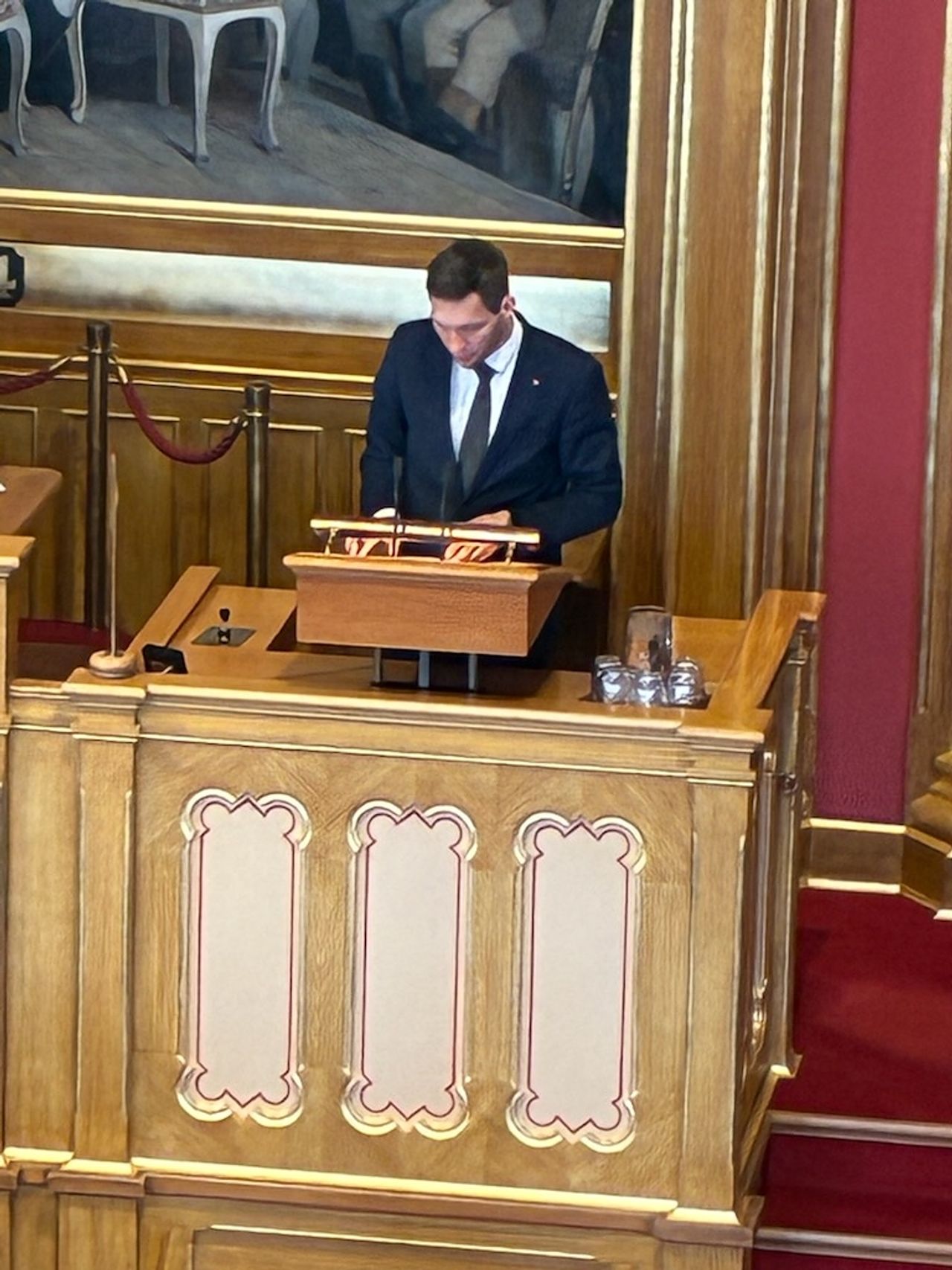 Klima-og miljøminister Andreas Bjelland Eriksen. Foto: Thomas Tinne.