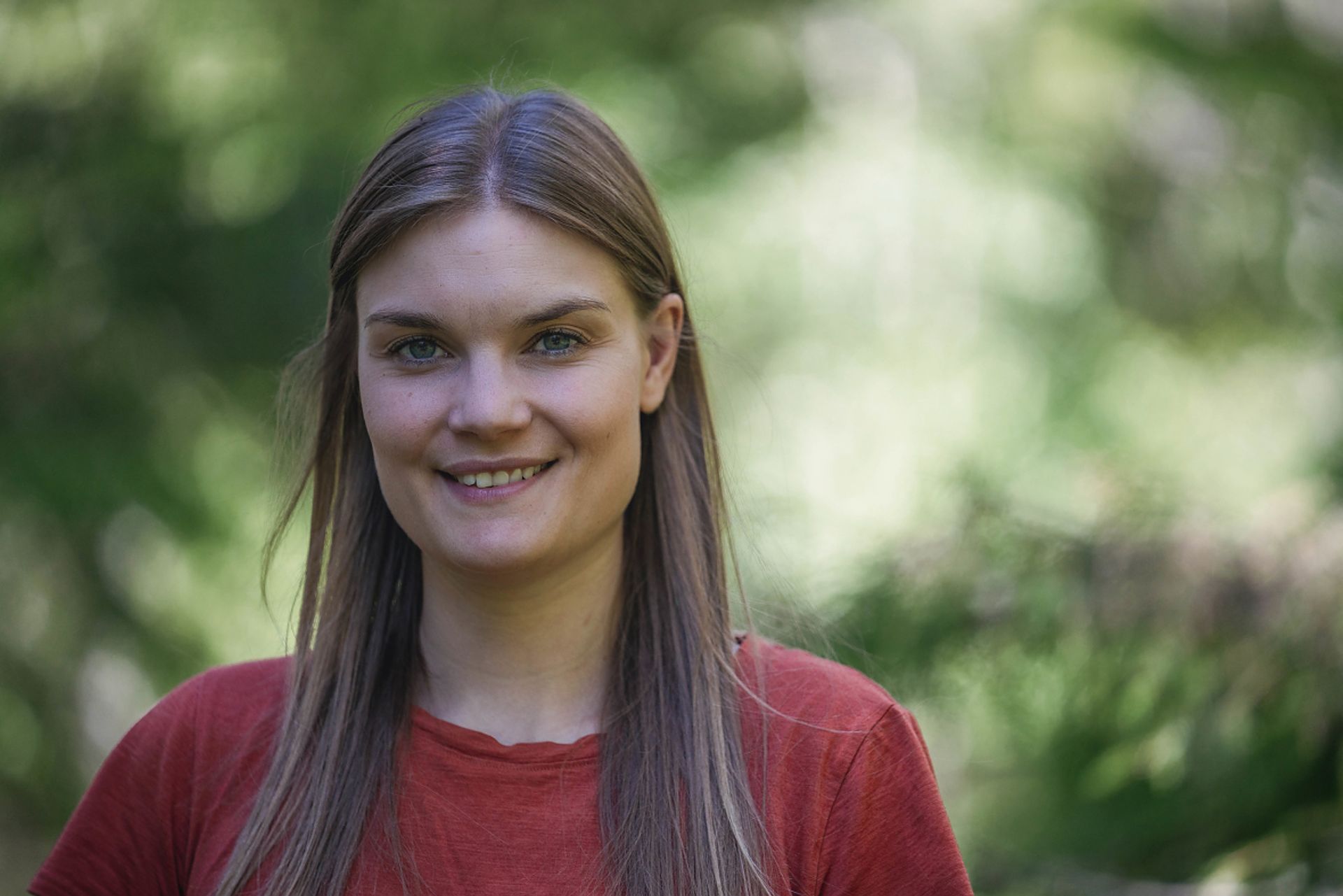 Ida Aarø mener skog og skogbruk er en skikkelig pakkeløsning for klimaet. Her får man karbonlager, CO2-fangst og reduserte utslipp.Foto: Carsten Pedersen