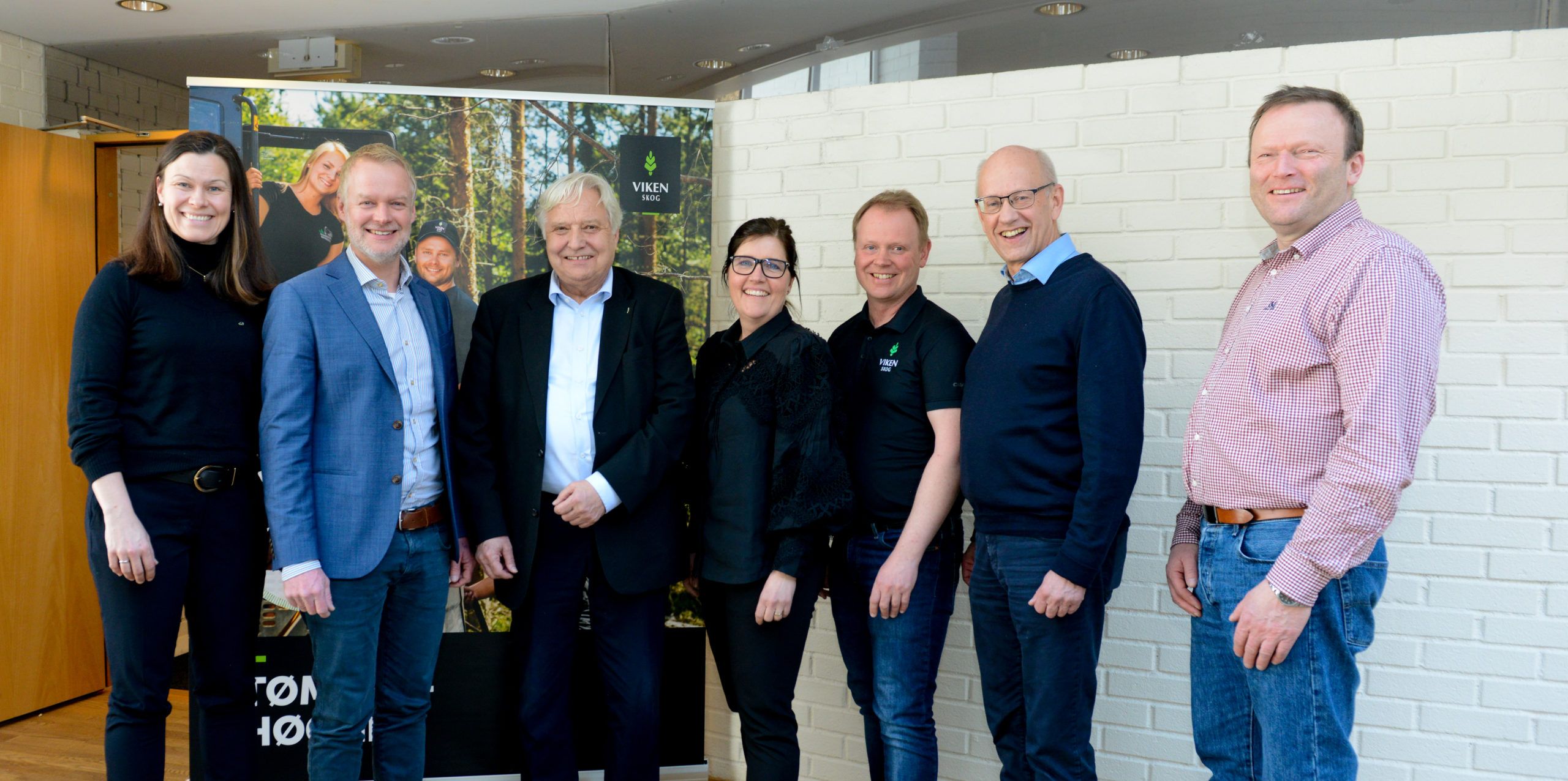 STYRET 2023: Theodora Tangen Fretheim, Erland Lundby, Olav Breivik, Astrid Lier Rømuld, Reidar Dølven, Lars Fredrik Stuve og Anders Wåla. Foto: Marius Lippestad