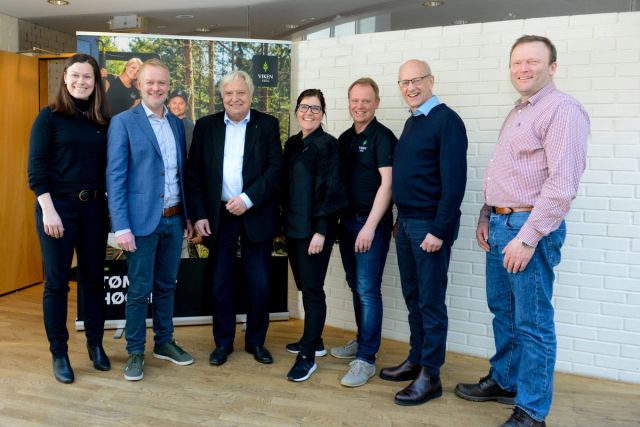 STYRET 2023: Theodora Tangen Fretheim, Erland Lundby, Olav Breivik, Astrid Lier Rømuld, Reidar Dølven, Lars Fredrik Stuve og Anders Wåla. Foto: Marius Lippestad