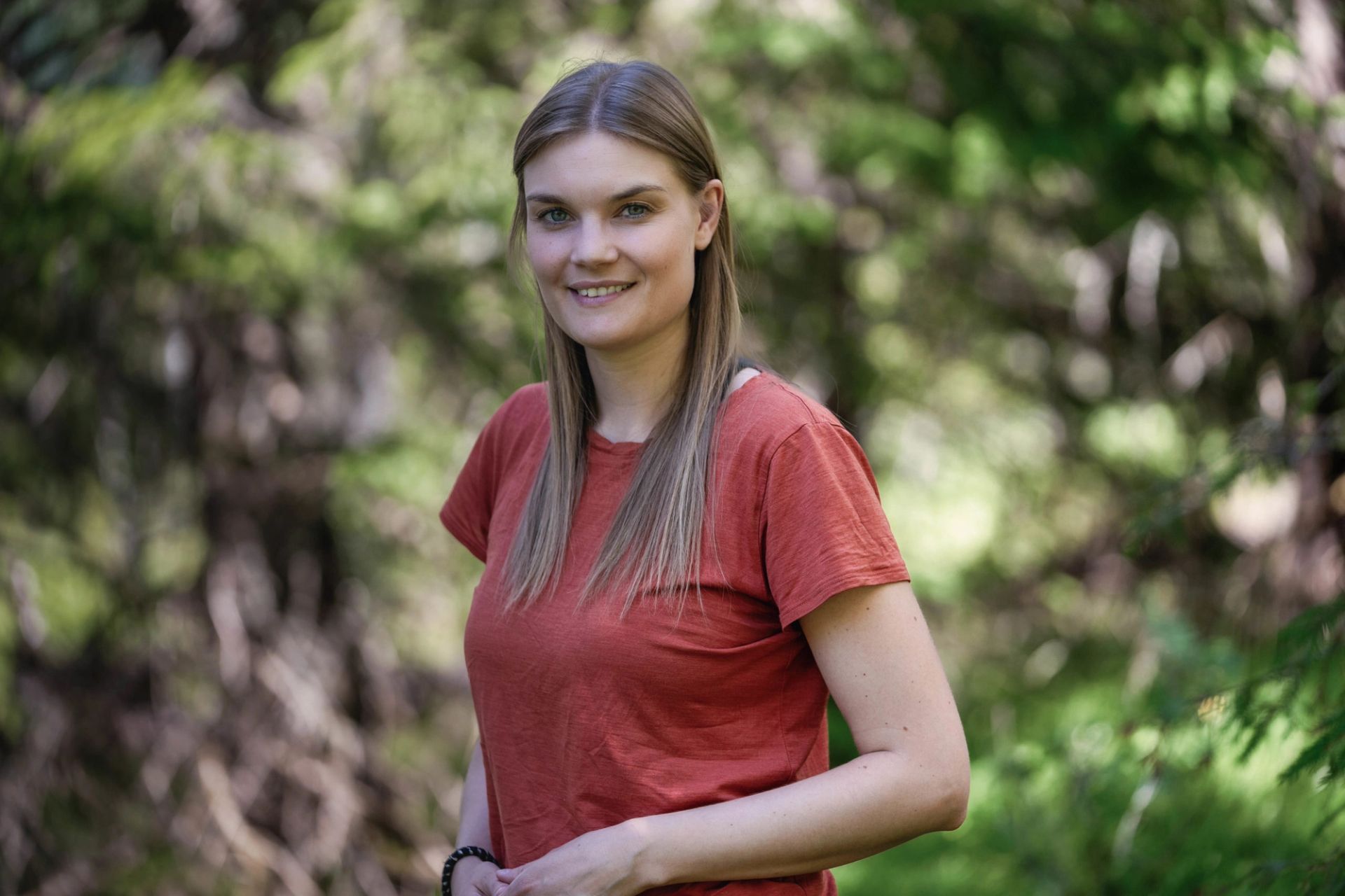 Ida Aarø jobber med skog og klima i Skogeierforbundet. Foto: Carsten Pedersen