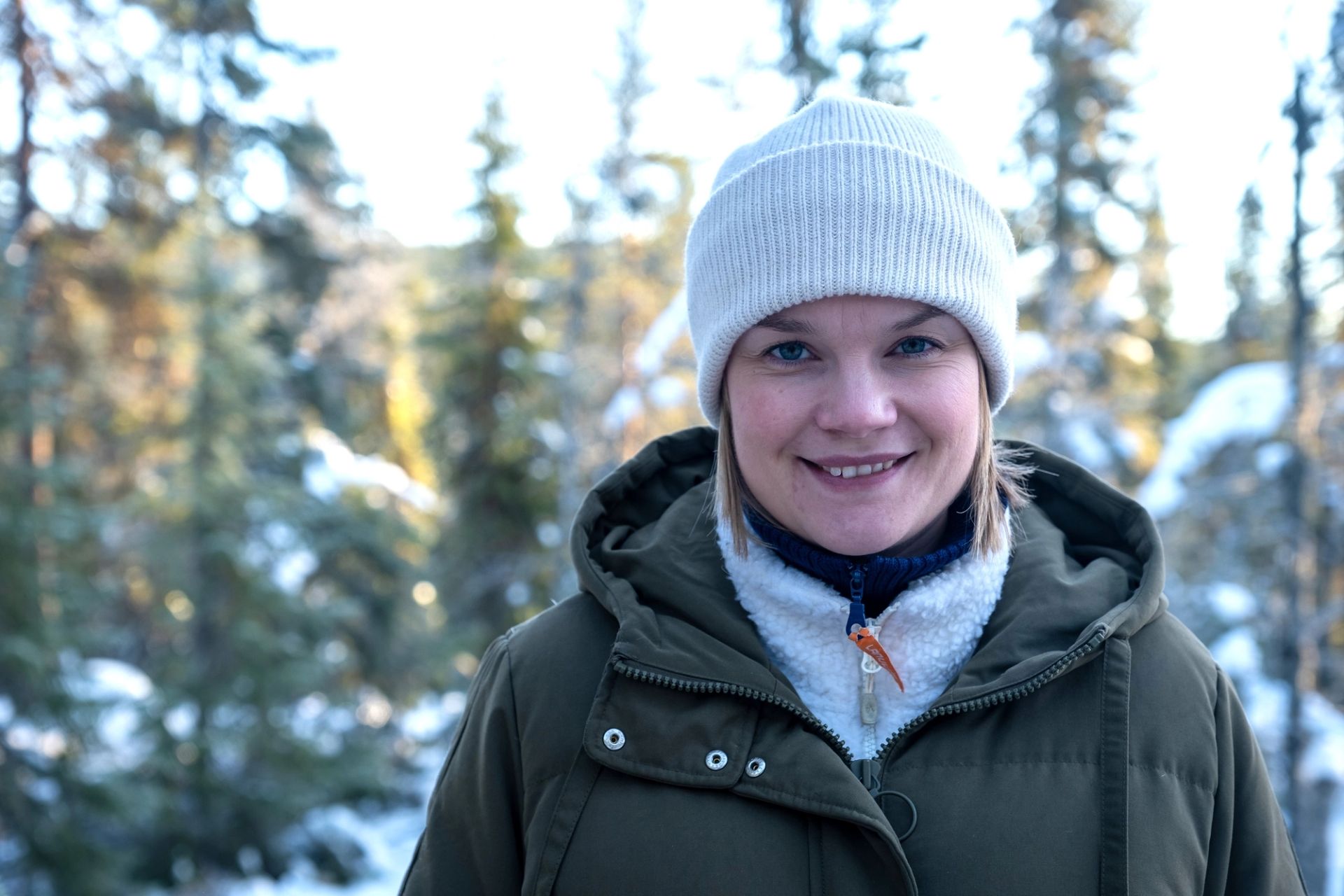 SKOGENS MANGE ROLLER: - Noe av det mest spennende med å jobbe i skogbruket, er at vi hele tiden må balansere mange hensyn opp mot hverandre, sier Ida Aarø, rådgiver i Norges Skogeierforbund. Foto: Ragnhild Erevik Fosse