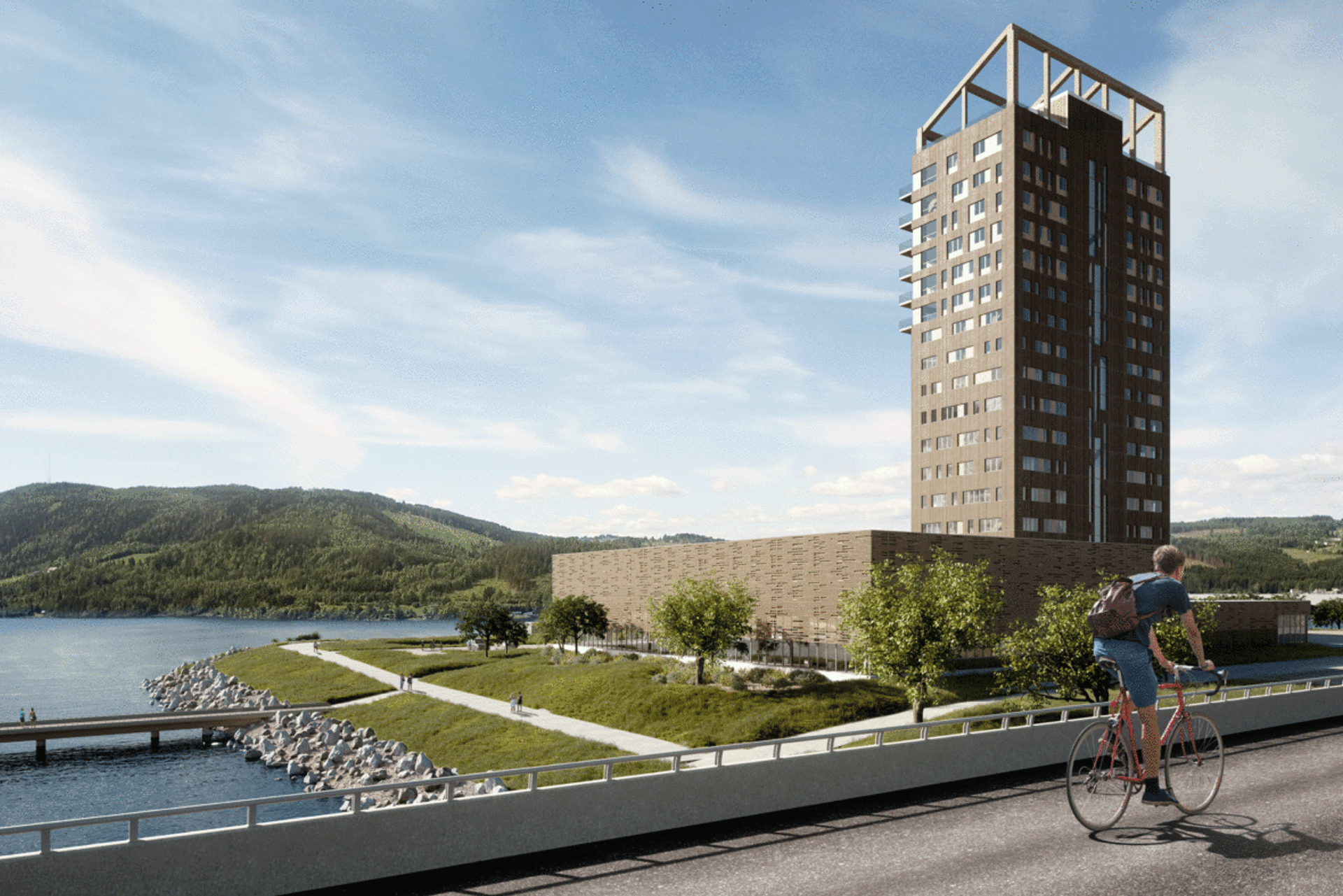 Mjøstårnet i Brumunddal