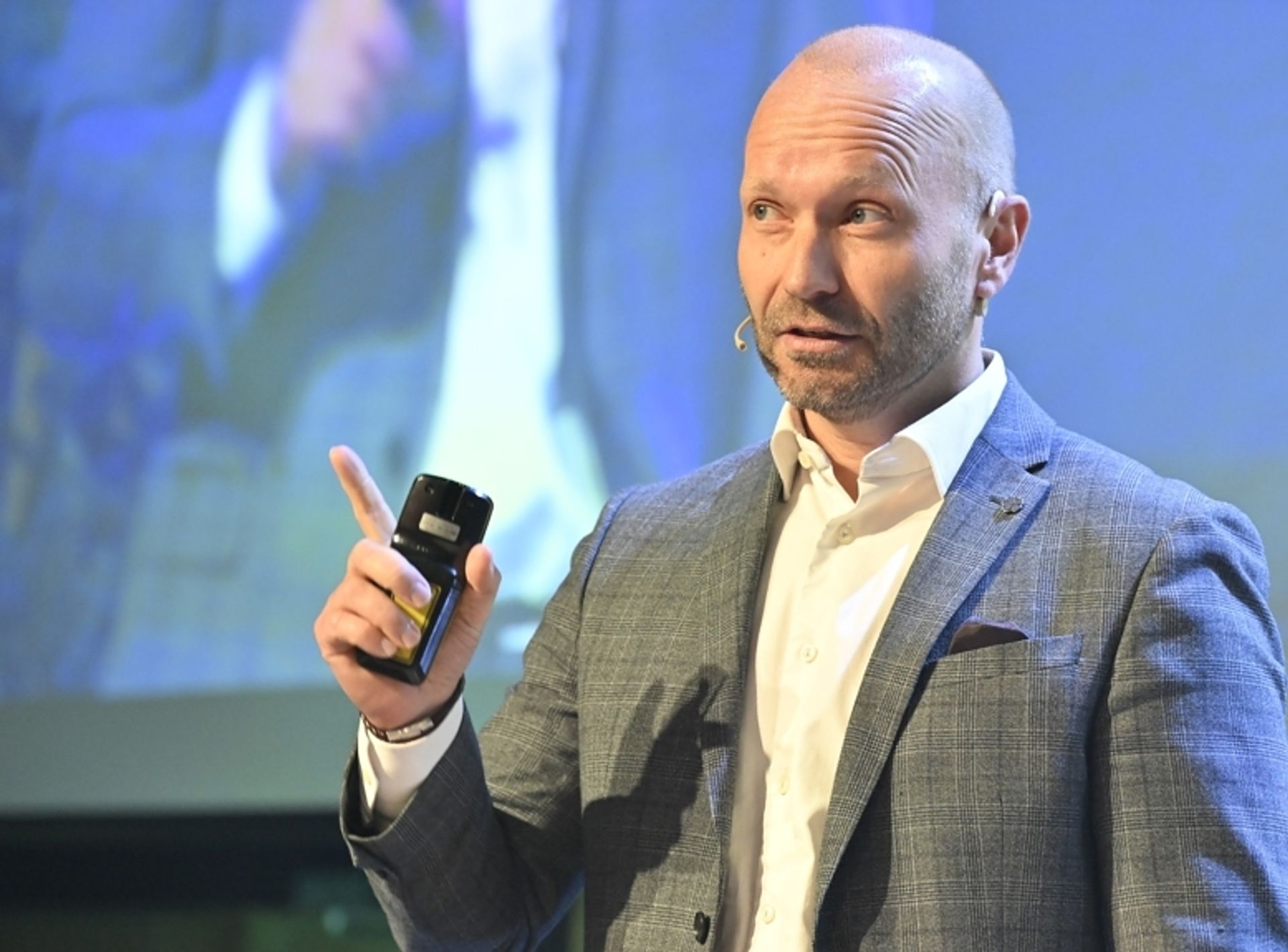 Ivar Vatne, adm. dir. og konsernsjef Billerud snakket om det gode samarbeidet de har med Viken Skog.