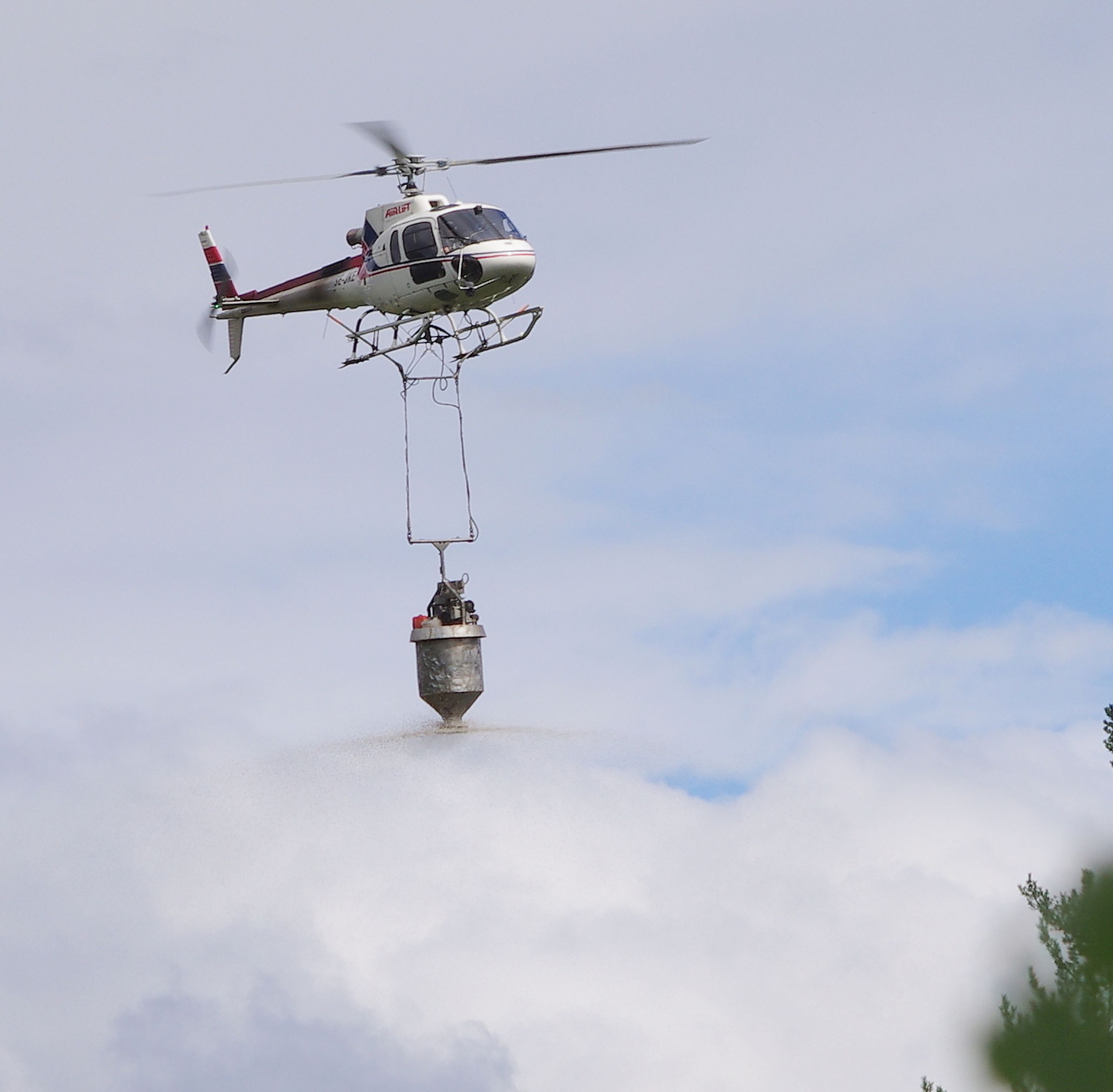 Gjødsling med helikopter