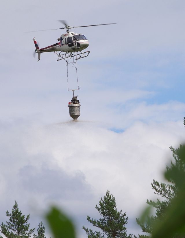 Gjødsling med helikopter